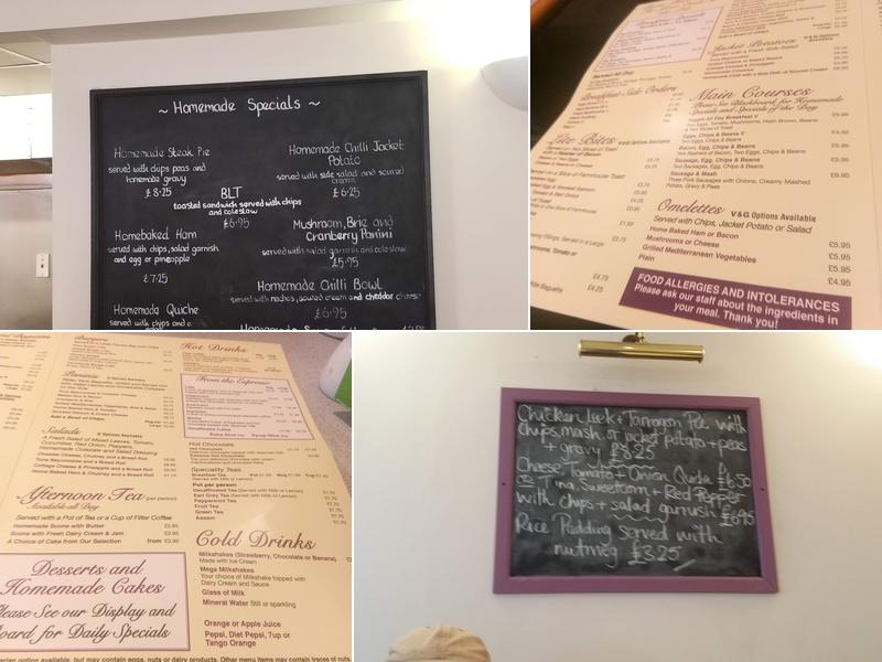 Tina's Café Menu