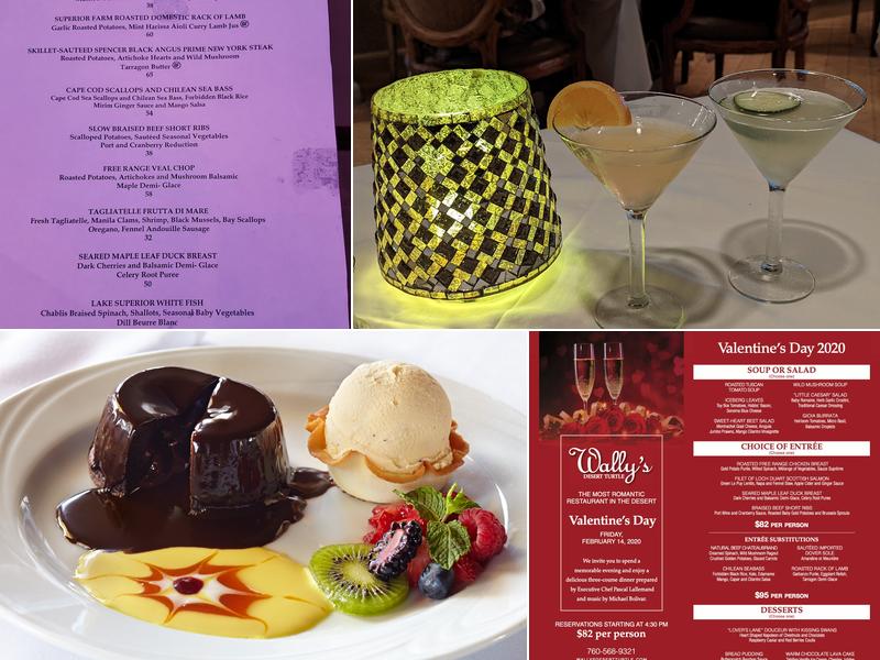 Wally's Desert Turtle Menu