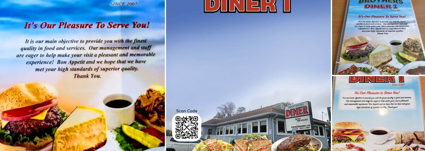 Brothers Diner Menu