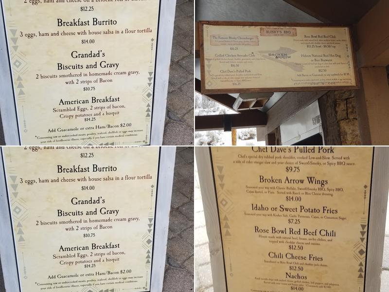 Broken Arrow Menu