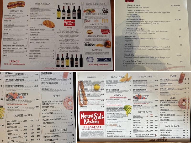 Northside Kitchen Menu