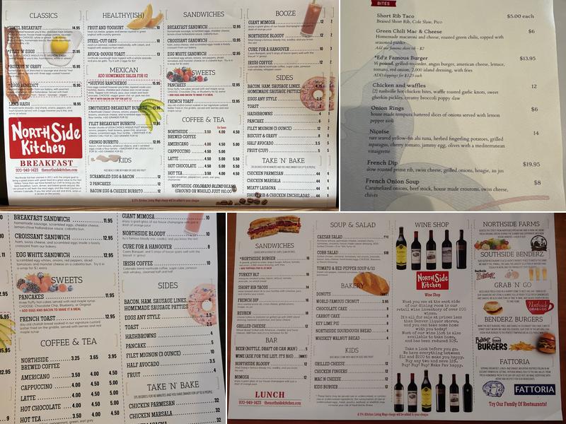 Northside Kitchen Menu