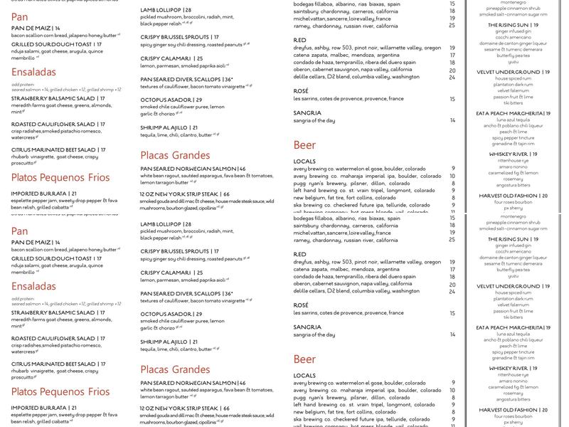 Leonora Menu