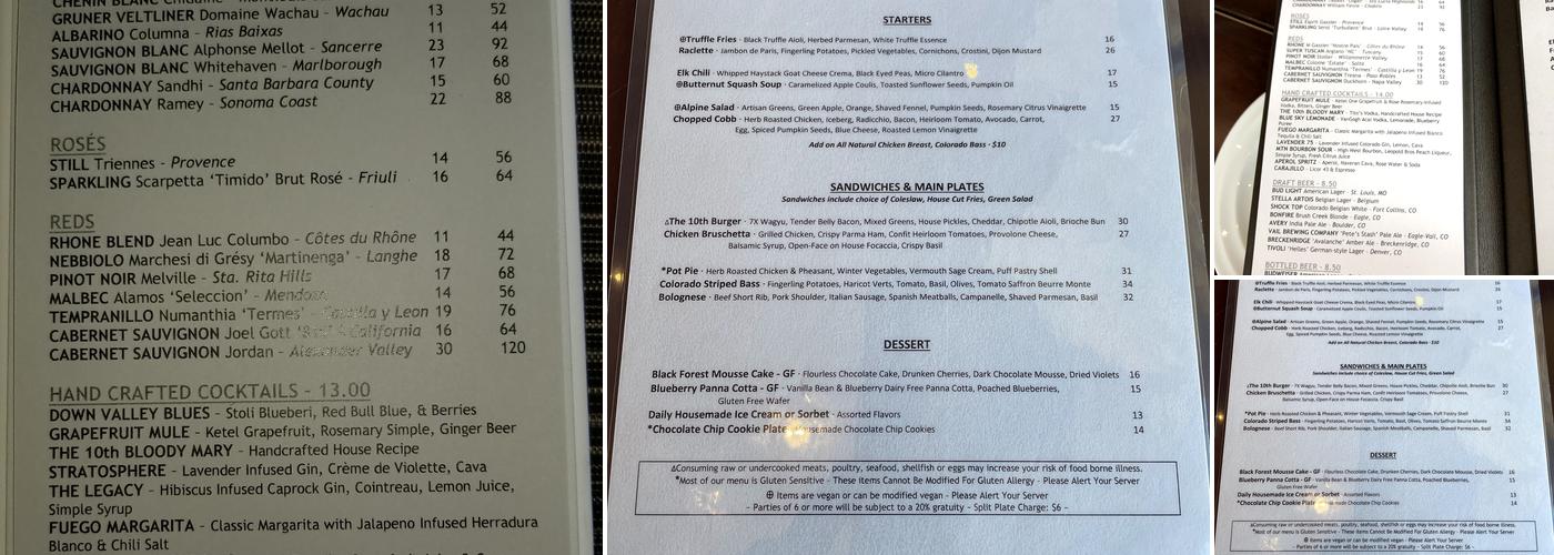 The 10th Menu
