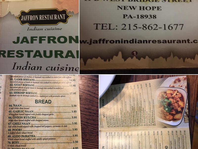 Jaffron Menu