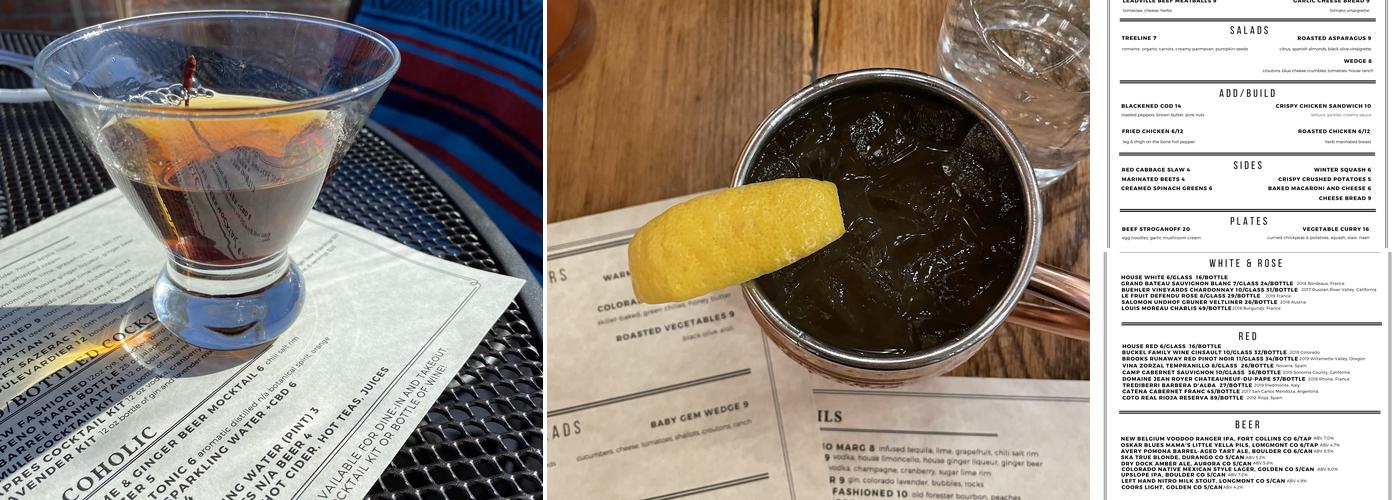 Treeline Kitchen Menu