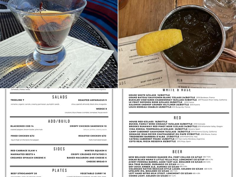 Treeline Kitchen Menu