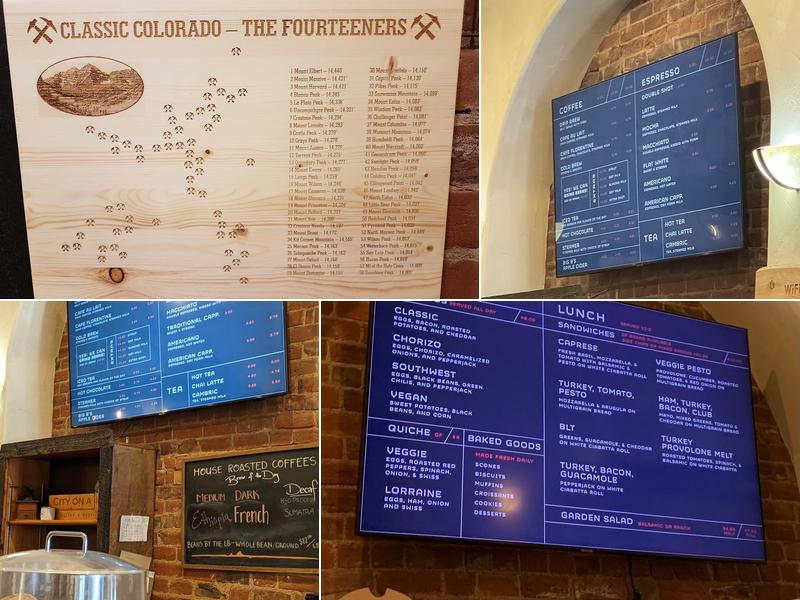 City on a Hill Coffee & Espresso Menu