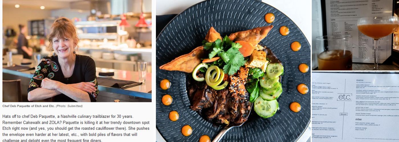 etc. restaurant Menu