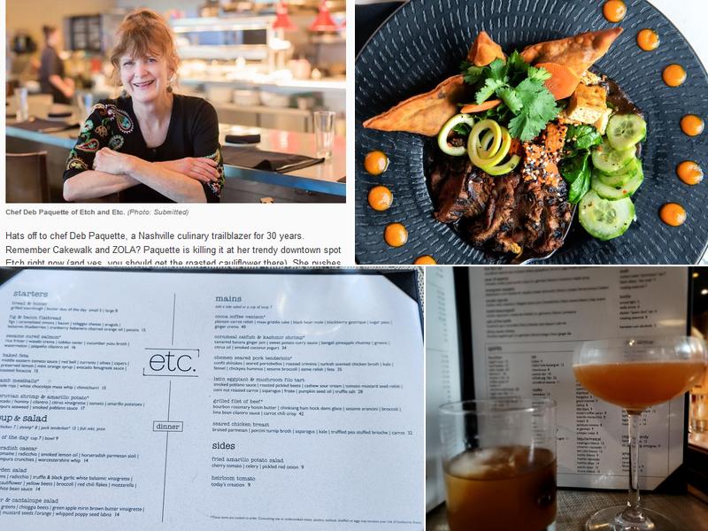 etc. restaurant Menu