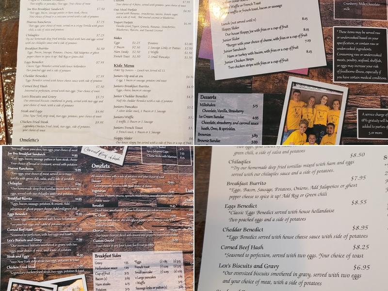 Order Up Menu