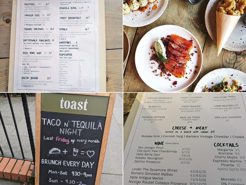 Toast Oxted Menu