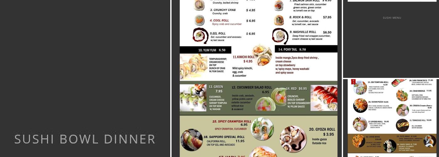 Sapporo Rivergate Menu