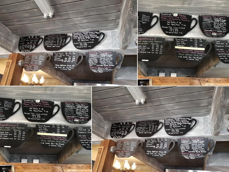 Jumpstart Coffee and Tea Menu