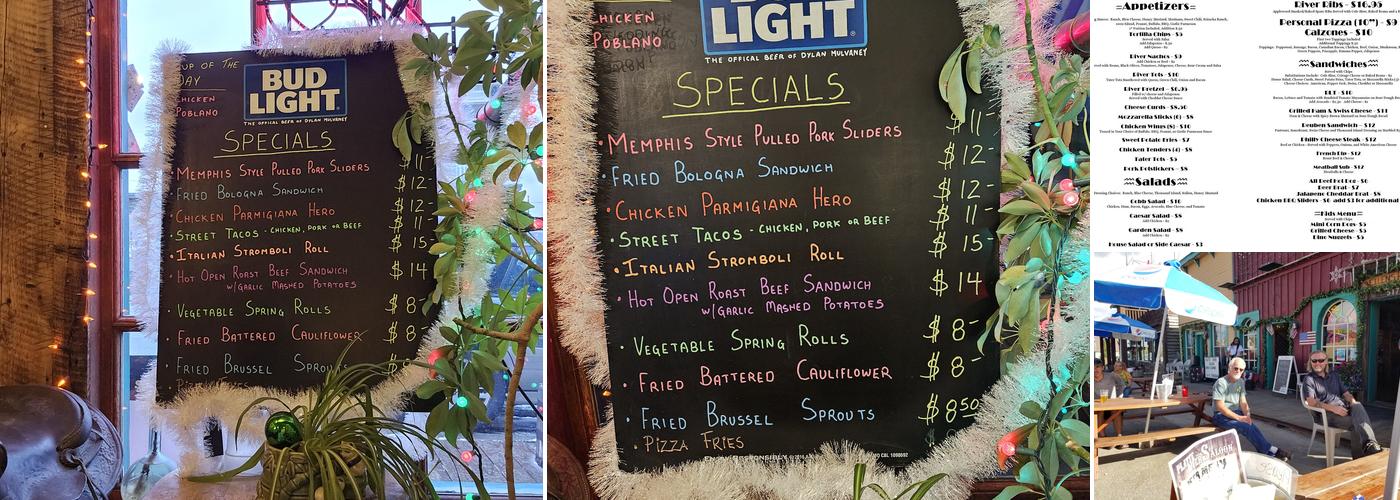 Platte River Saloon Menu