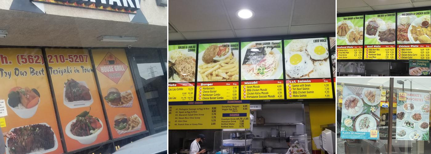 L&L Hawaiian Barbecue Menu