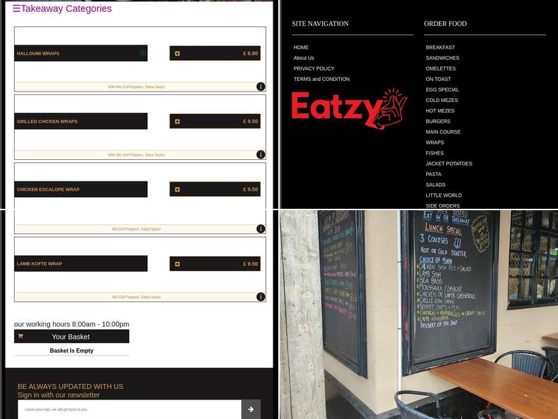 Deer Cafe & Bistro Menu