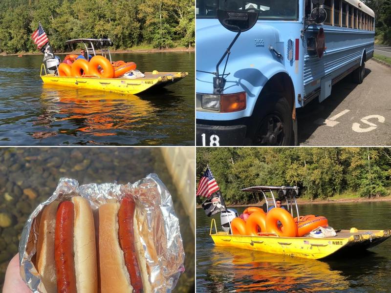 The Famous River Hot Dog Man