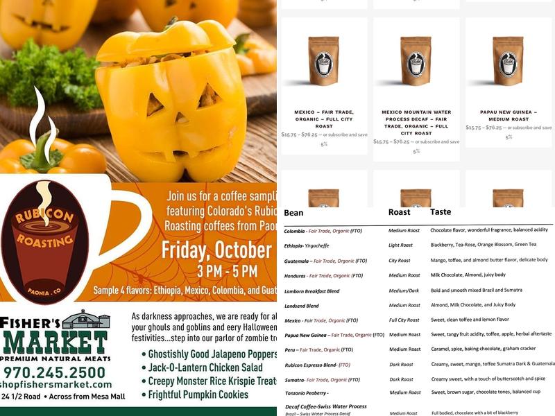 Bower Coffee Menu