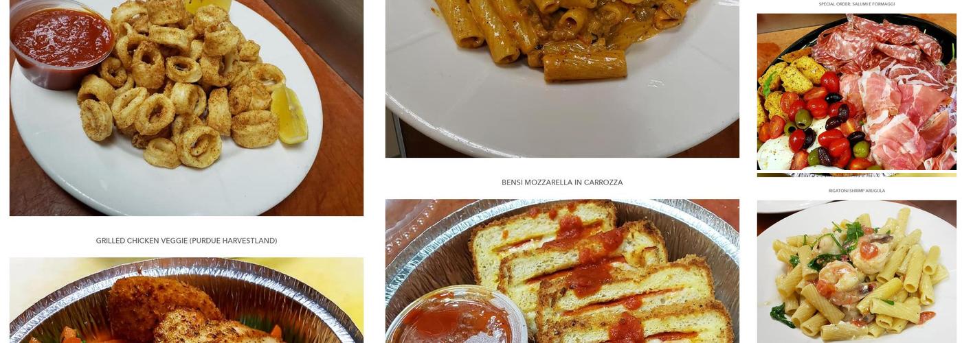 Bensi of Whitehouse Menu