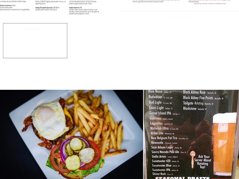 Jonathan's Grille Menu
