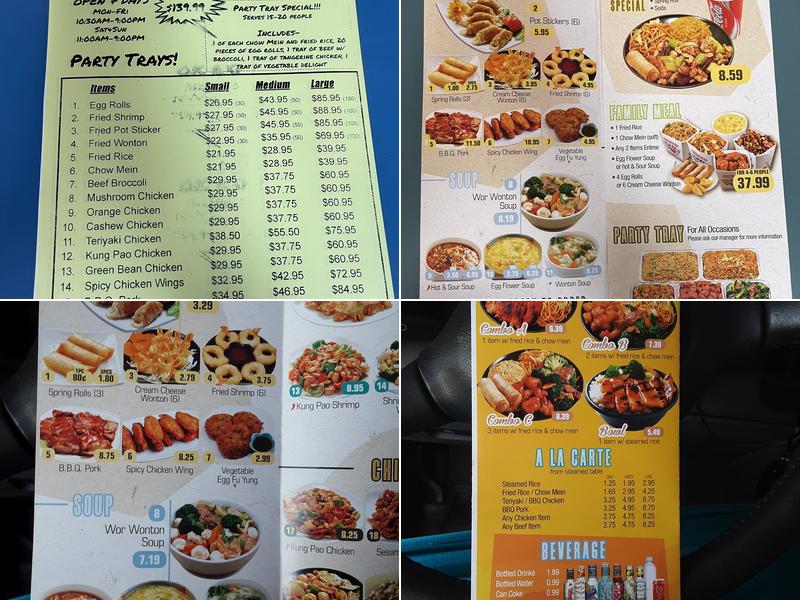 Wok Express Menu
