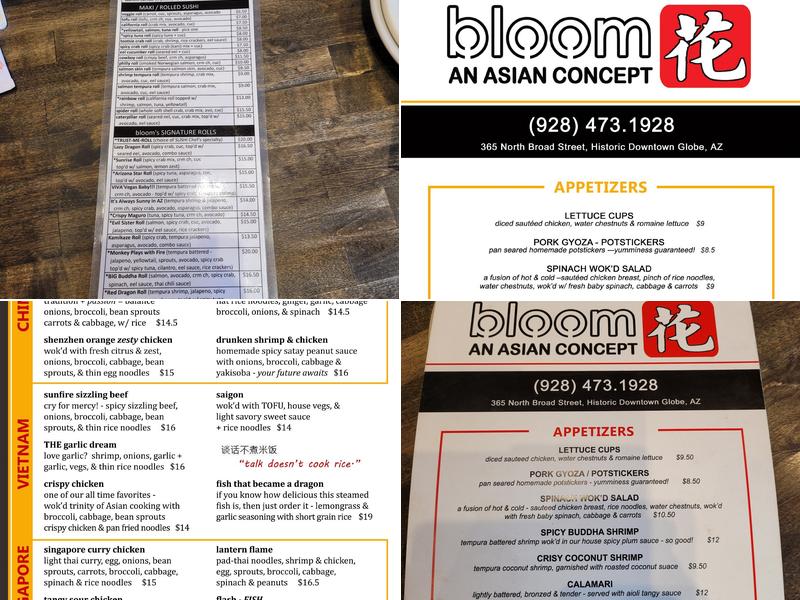 Bloom Menu