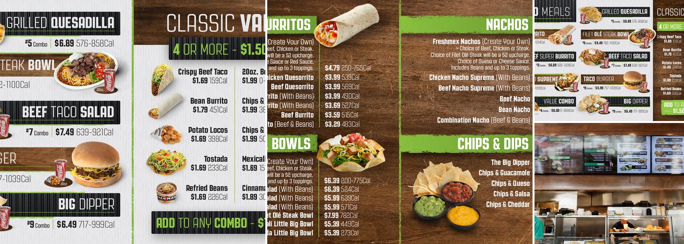 Taco Mayo Menu
