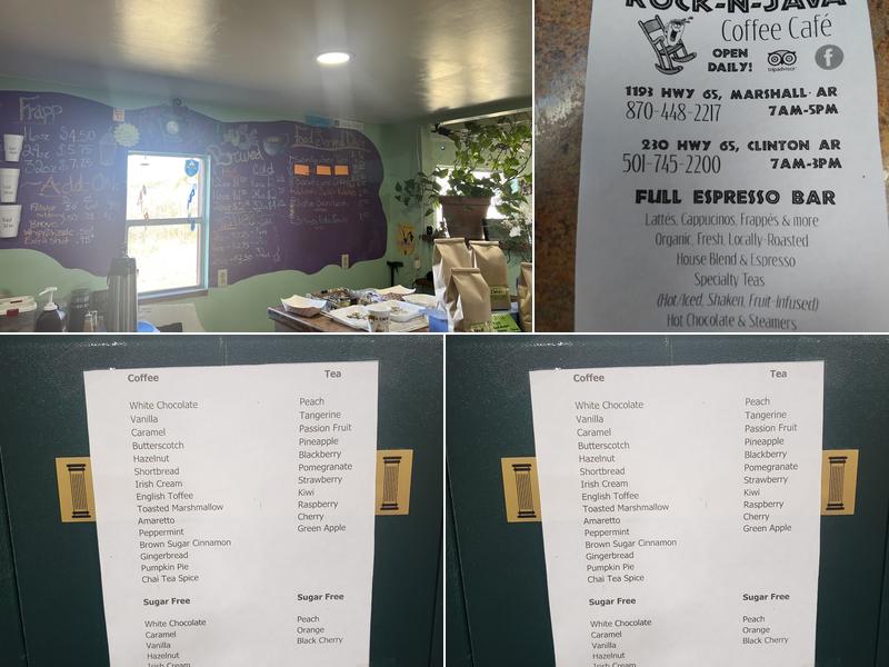 Rock-N-Java Ozarks Menu