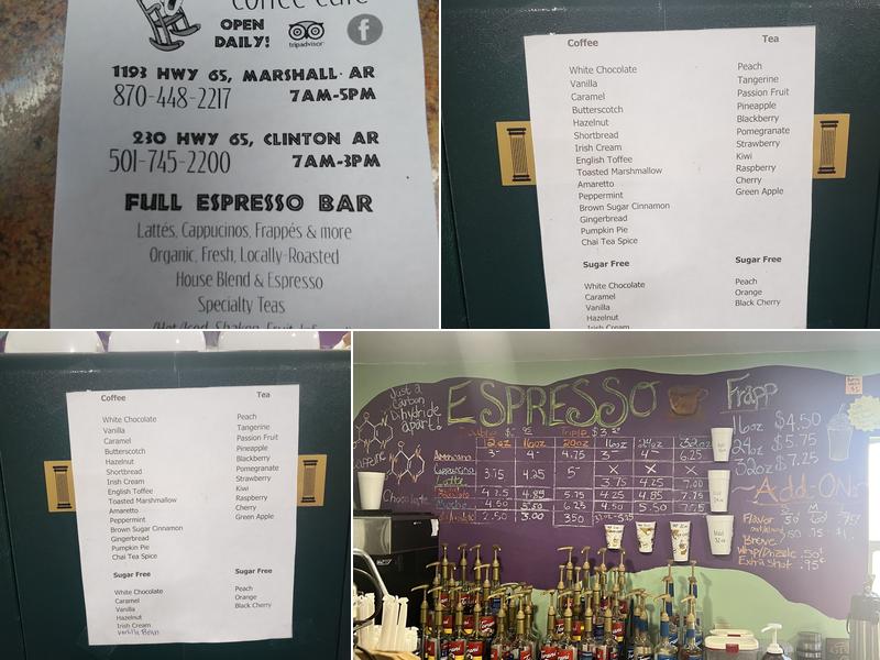 Rock-N-Java Ozarks Menu