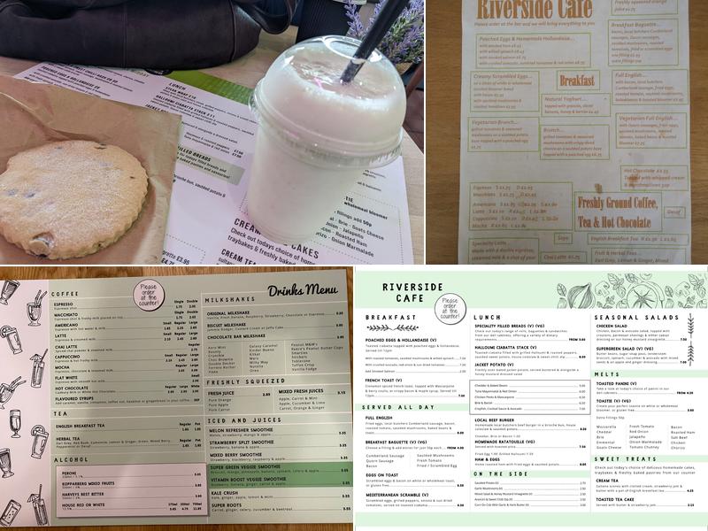 Riverside Cafe Bar Menu