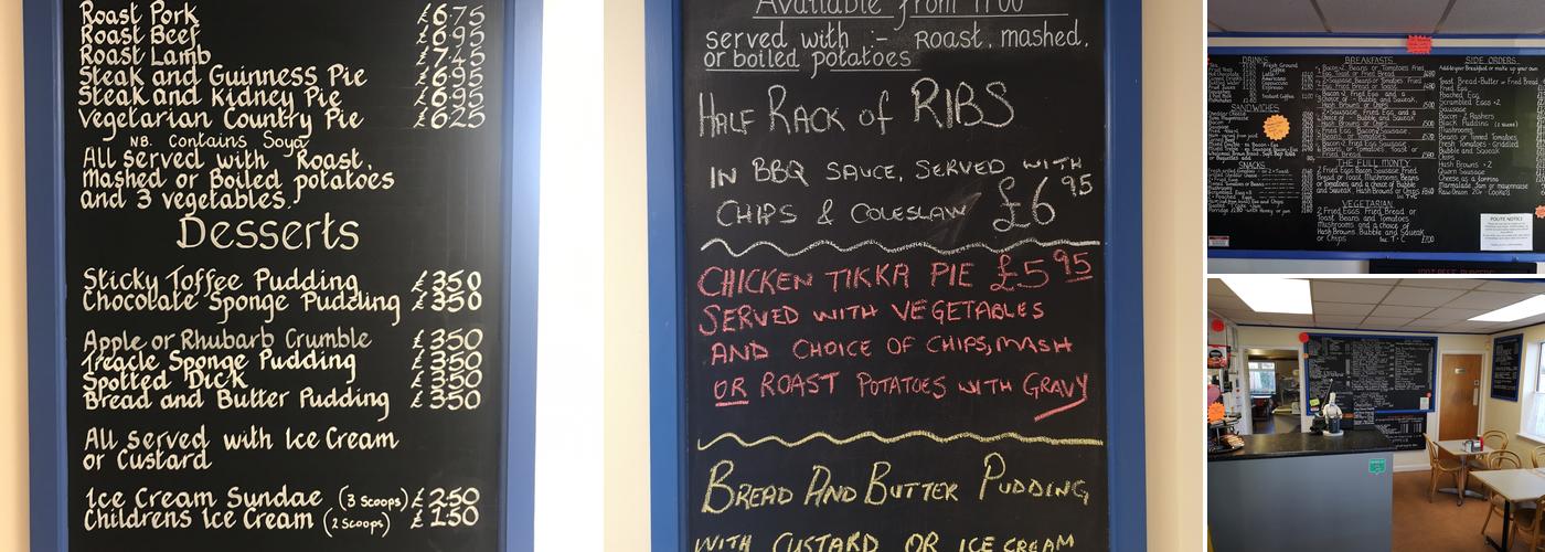 The Pantry Cafe Menu