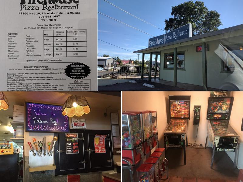 Firehouse Pizza 13300 CA-20, Clearlake Oaks