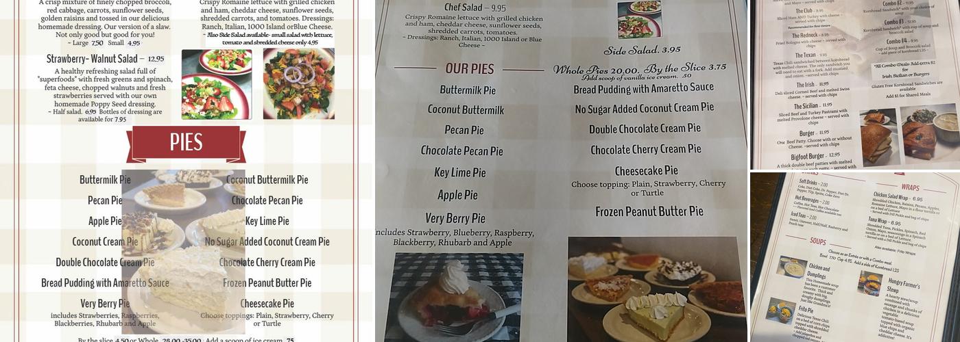 Kitt's Kornbread Sandwich and Pie Bar Menu