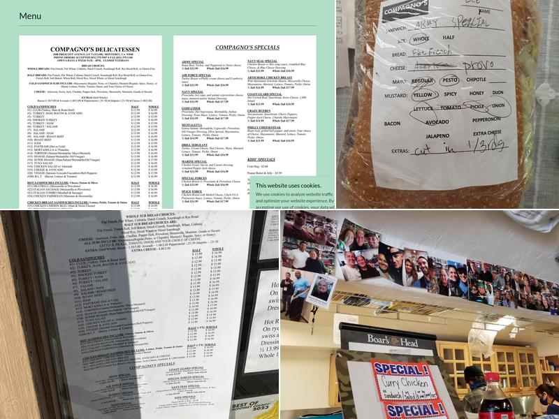 Compagno's Market & Deli Menu