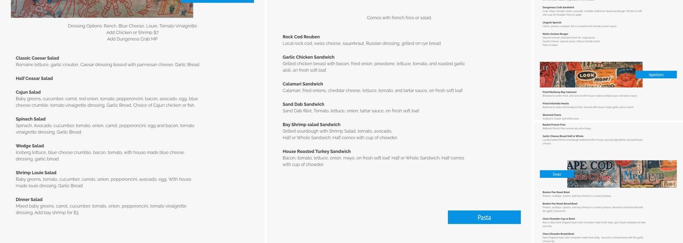 Vivolo's Chowder House Menu