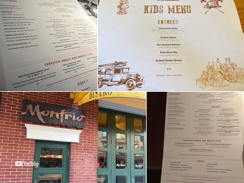Montrio Menu