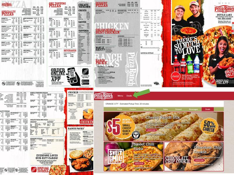 Pizza Ranch Menu