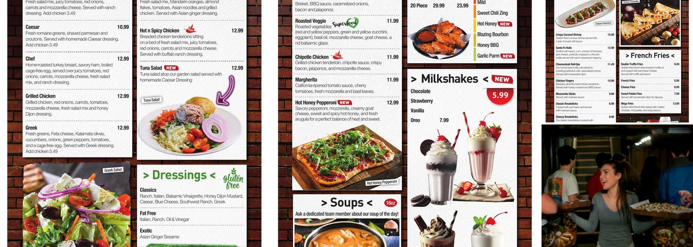 Pats Select Pizza | Grill Menu