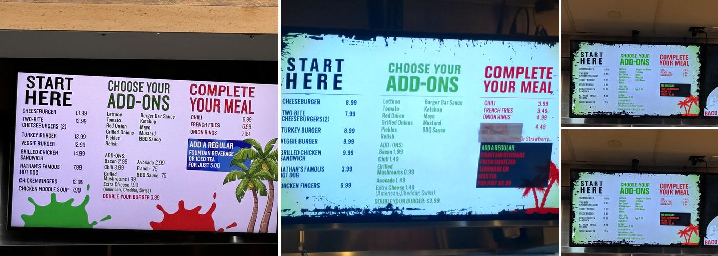 long Beach Burger Bar Menu