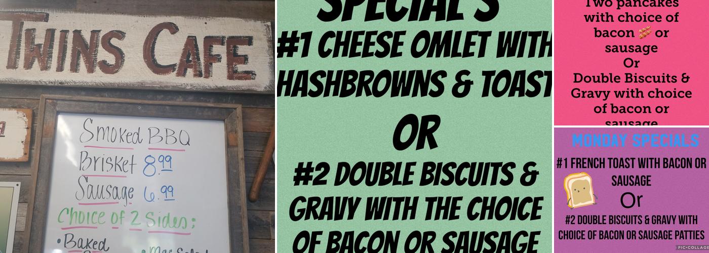 Twins Cafe Menu