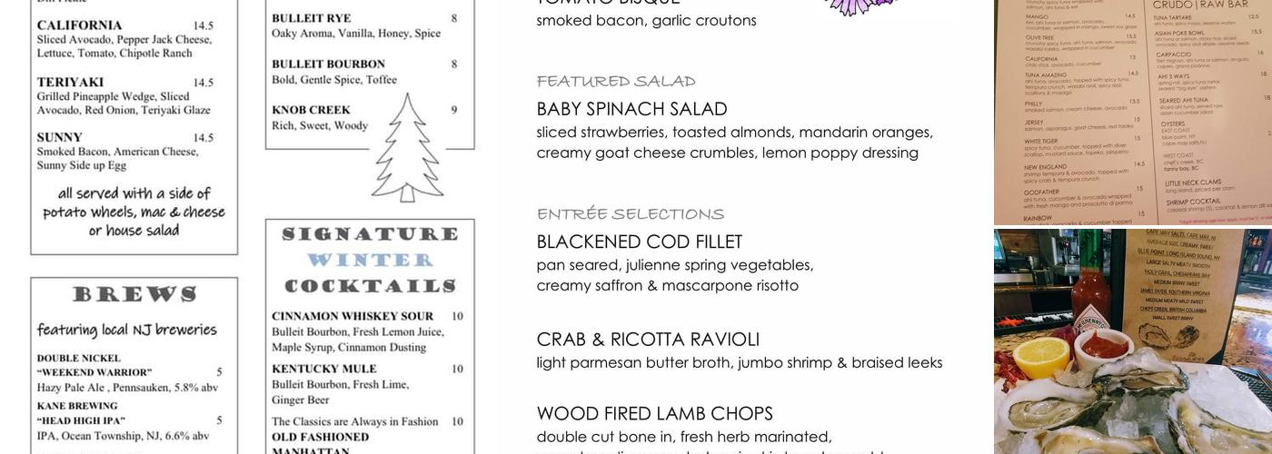 Terra Nova Restaurant Menu