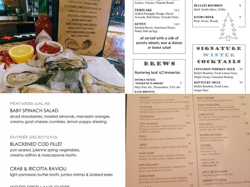 Terra Nova Restaurant Menu