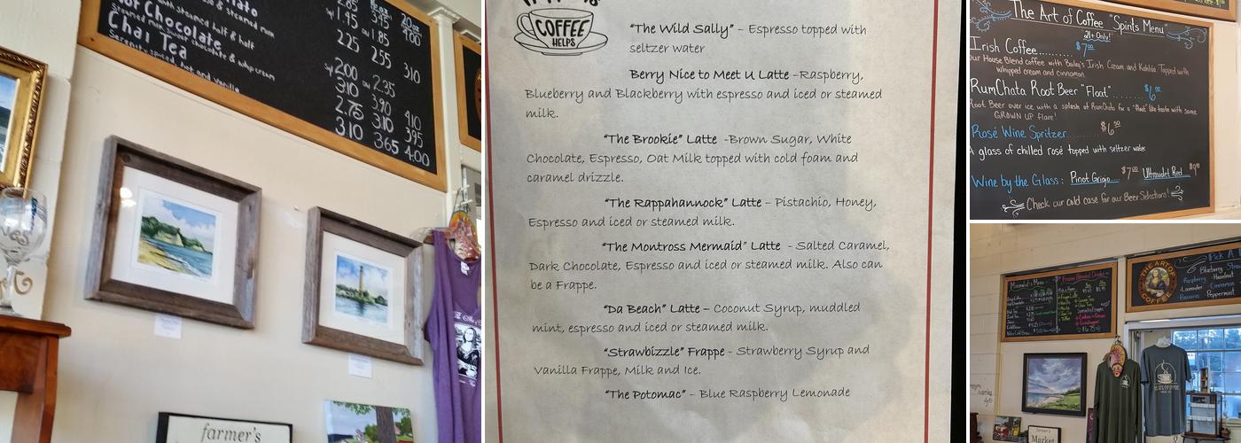 Art of Coffee Menu