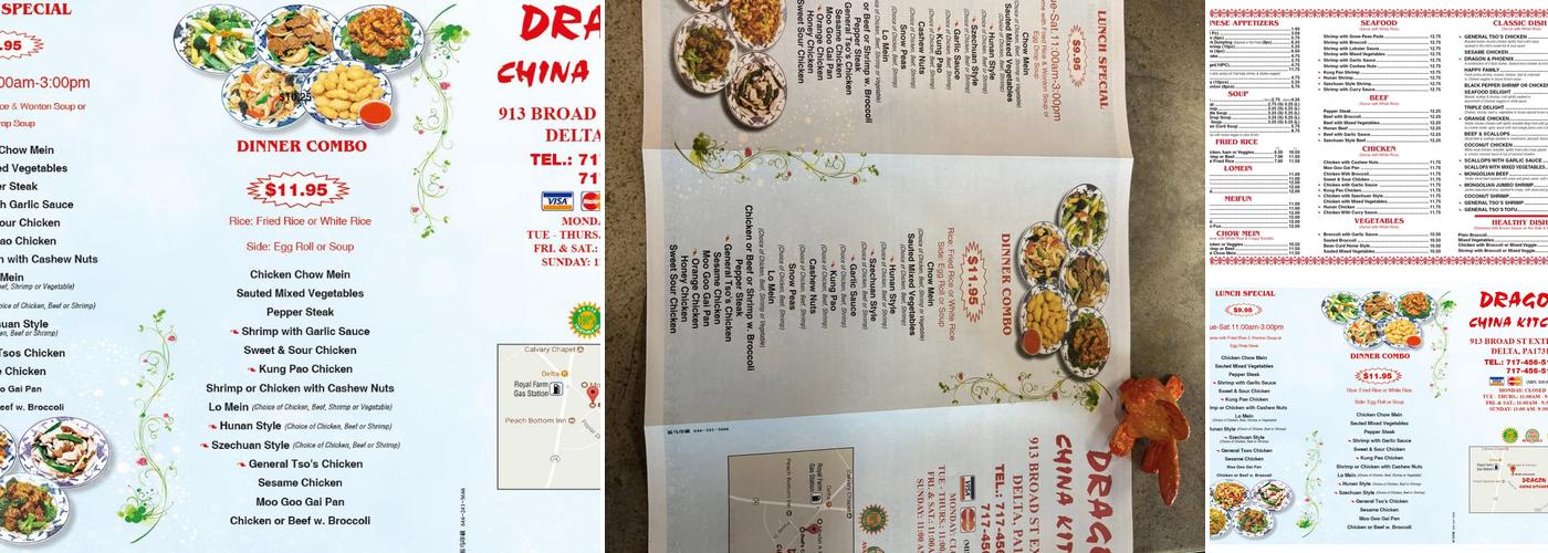 Dragon China Kitchen Menu