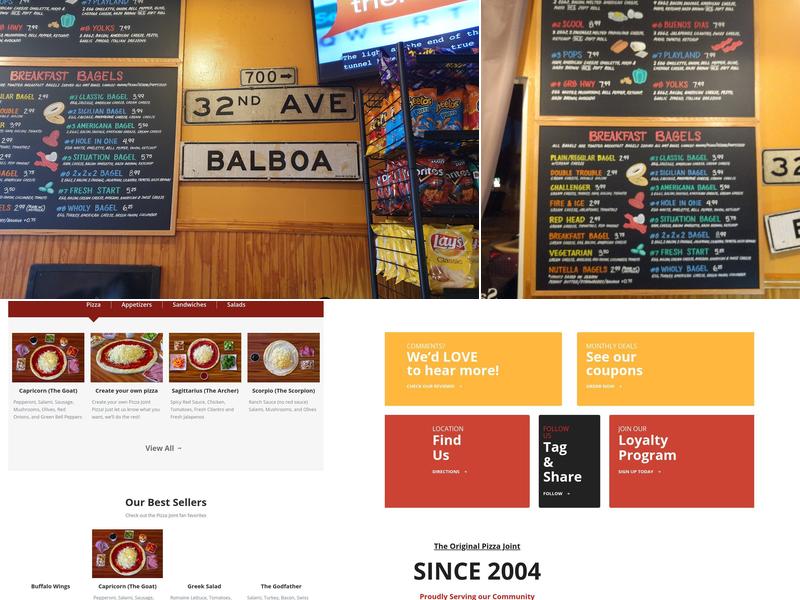 Pizza Joint Menu