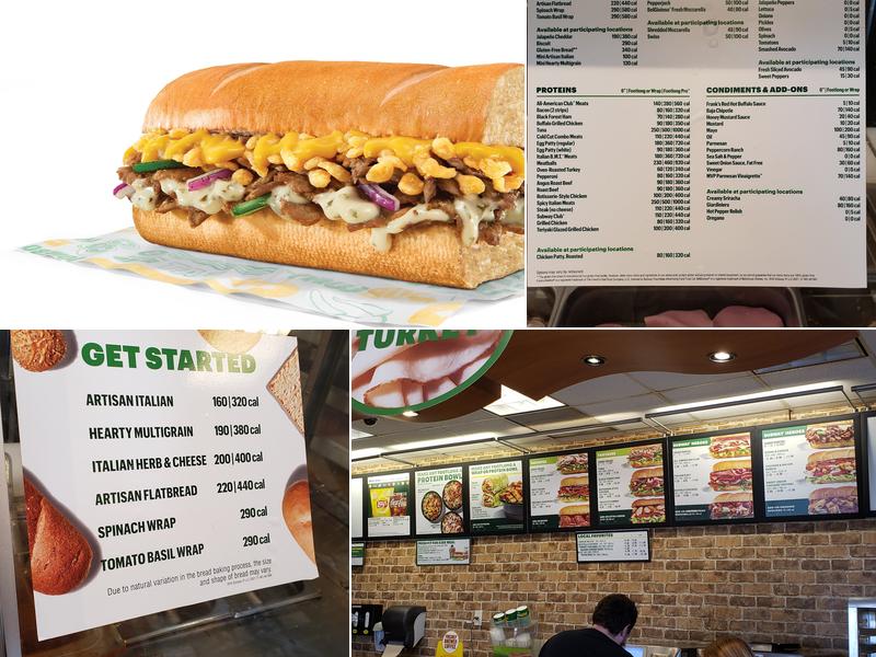 Subway Menu