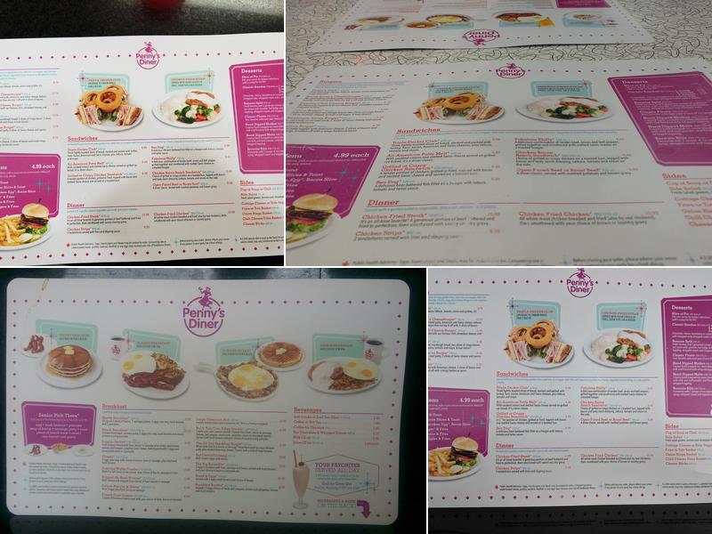 Penny's Diner Rawlins Menu