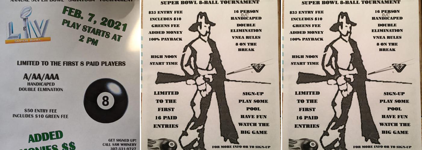 Rifleman Club Bar Menu