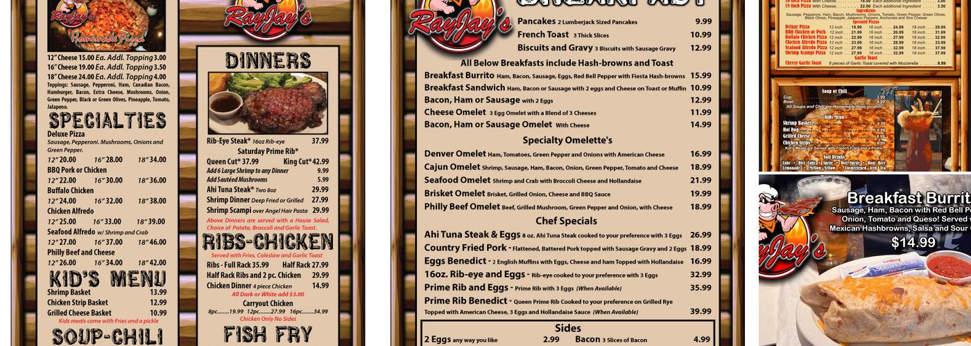 RayJay's Bar & Grill Menu